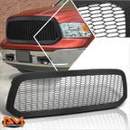 Matte Honeycomb Mesh Front Bumper Hood Grille for Ram 1500 (2013–2020)