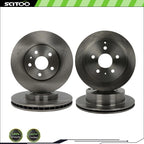 Set of 4 Front & Rear Brake Rotors for Chevrolet Equinox (2010–2017)