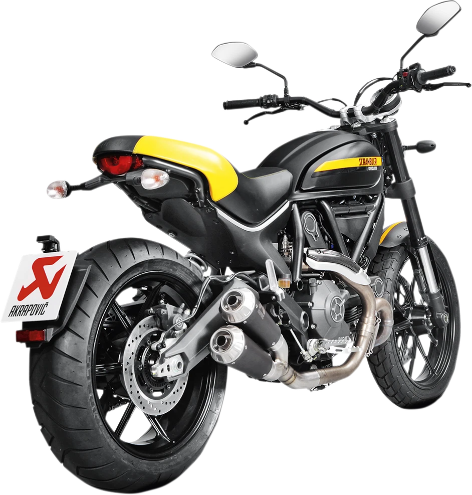 Akrapovic Titanium Muffler for Ducati Scrambler (2015–2023) S-D8SO4-CUBTBL/1