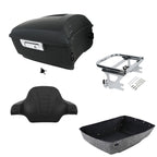 Matte Black Trunk Backrest Mount Rack for Harley Touring (1997–2008)