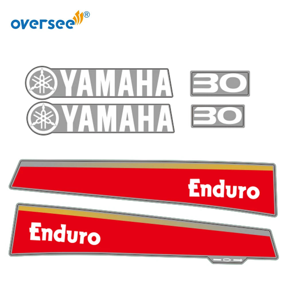 Anti-UV Graphics Sticker Kit for Yamaha 30HP 2 Stroke