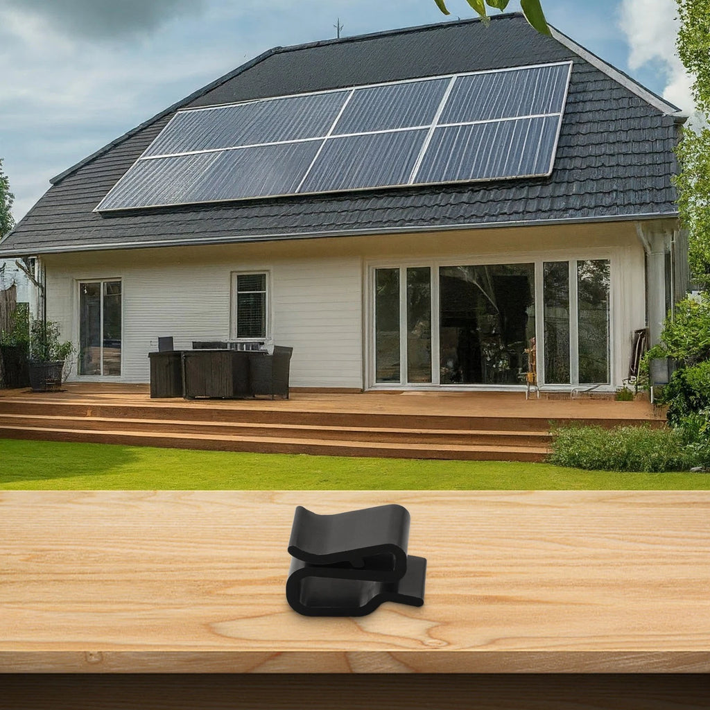 Photovoltaic Cable Clamp Set of 100 for Efficient Cable Management