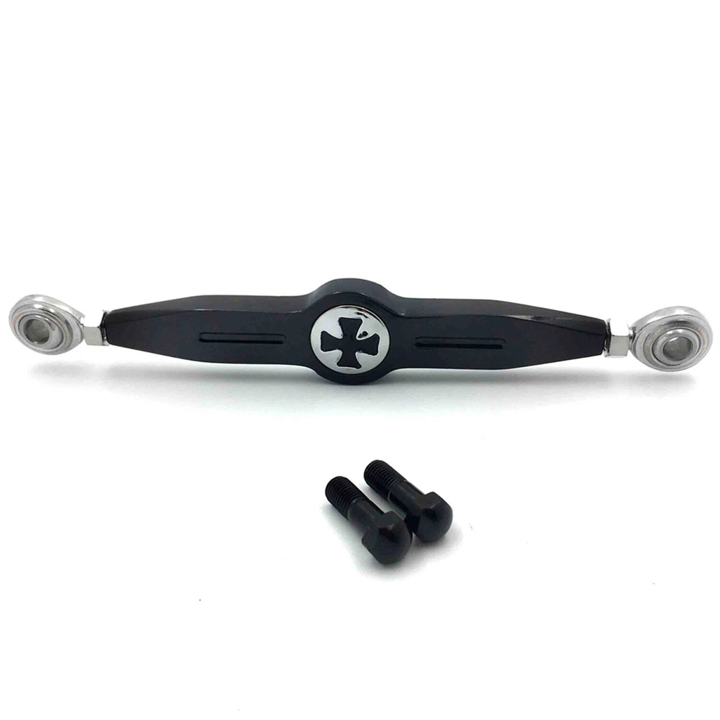 Black Chrome Maltese Cross Gear Shift Linkage for Harley XL Sportster (2004–2017)