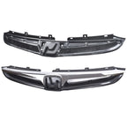Front Upper Grille Replacement Set for Honda Accord 4-Door Sedan (2006–2007)