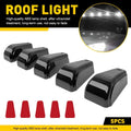 5X LED White Roof Cab Lamp for Motorcycles Off-Road Vehicles 12V