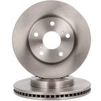 Front Brake Disc Rotors Vented for Lexus HS250H (2012–2018), Toyota Prius