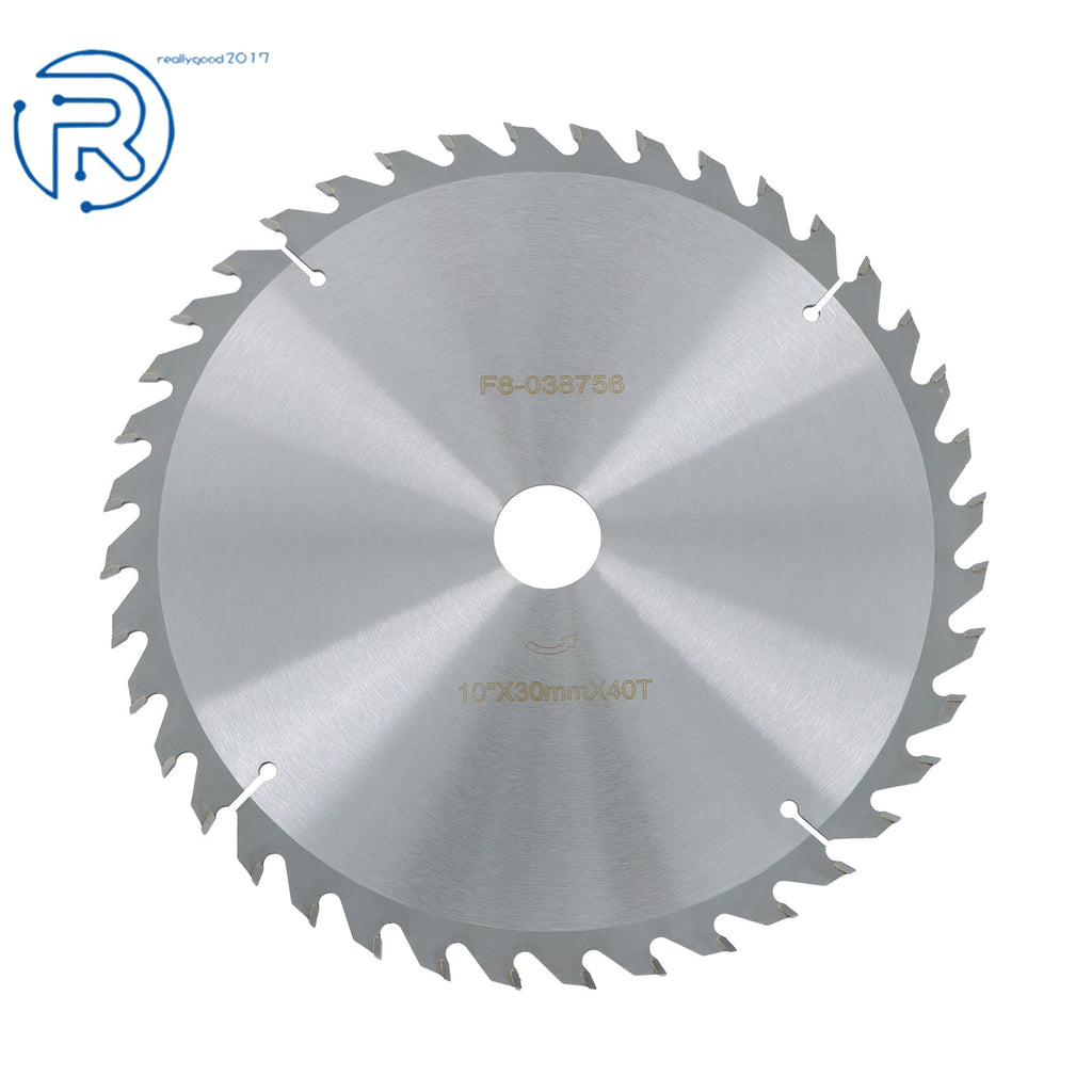 40-Tooth Carbide Saw Blade for Wood with Nails (10-Inch, 30mm Arbor)