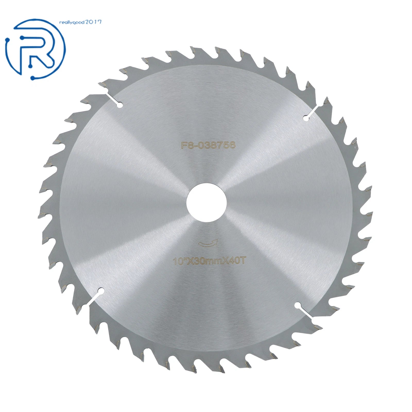 40-Tooth Carbide Saw Blade for Wood with Nails (10-Inch, 30mm Arbor)