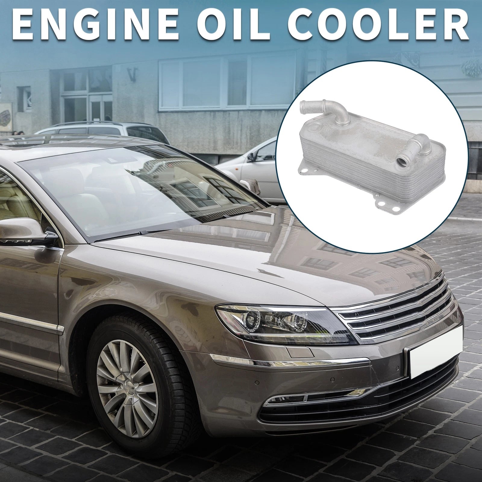 Engine Oil Cooler & Transmission Oil Cooler for Volkswagen Beetle (No. 02E409061D, 656417818365)