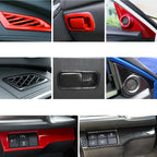 Carbon Fiber Style Side AC Vent Trim for Honda Civic 2016–2021