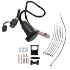 Set of 4 Way Flat & 7 Way Trailer Wiring Harness for Nissan Frontier (2005–2022)