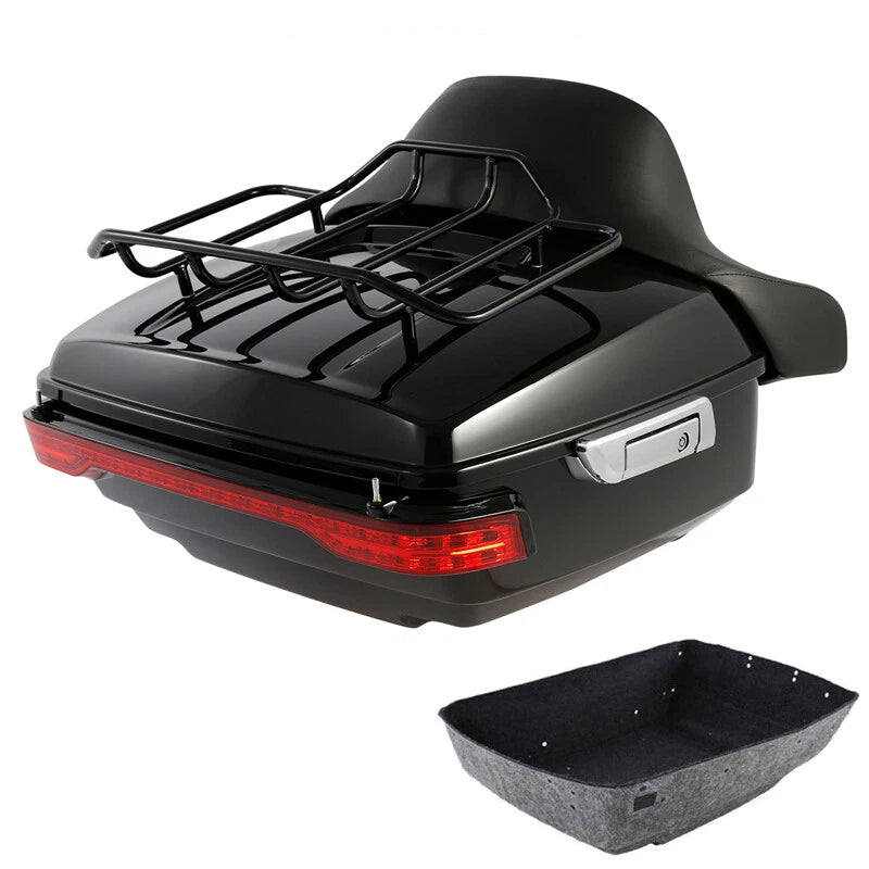 Trunk Luggage Rack Backrest Light for Harley Touring Road Glide (2014–2026)