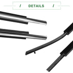 2X Front Left & Right Weatherstrip Window Seal for Toyota Camry (2012–2014)
