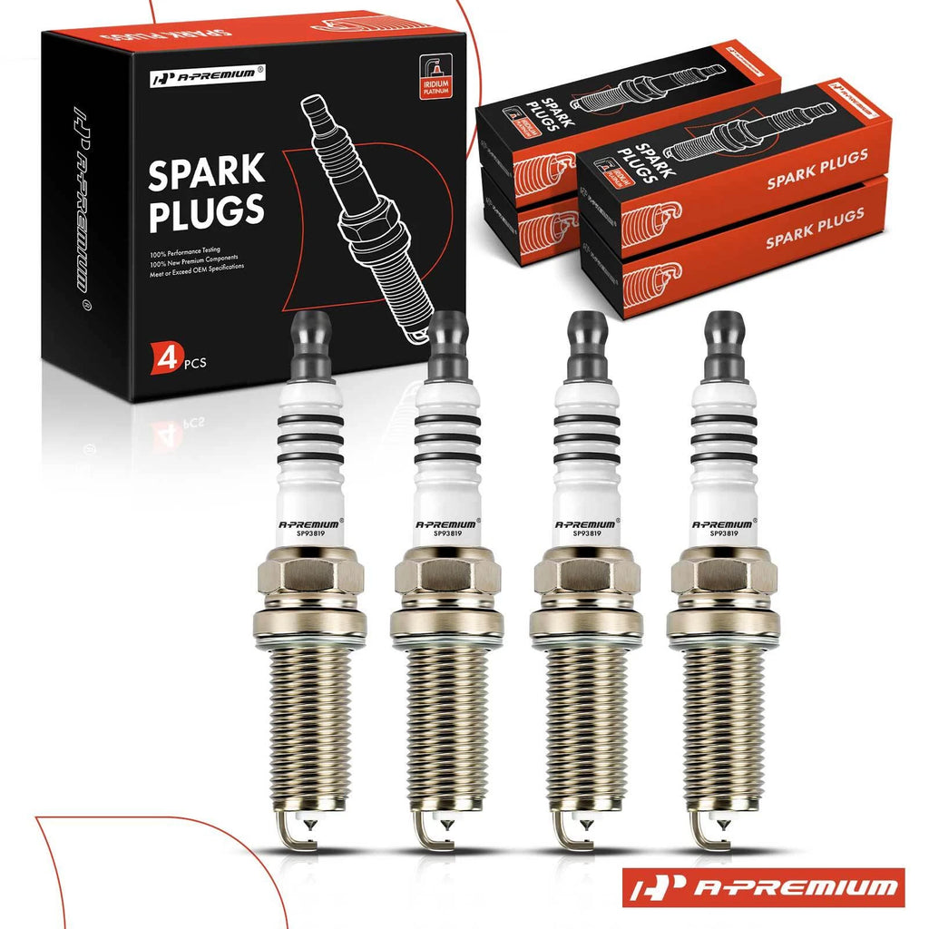 Set of 4 Iridium Platinum Spark Plugs for Kia Niro Hyundai Ioniq (2017–2020)
