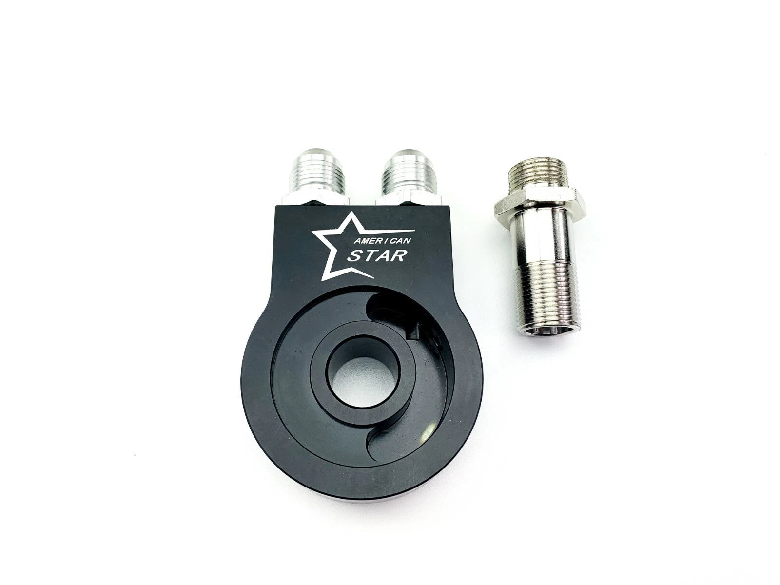 Oil Cooler Adapter for RZR XP 4 1000 (6061 Billet, 8 AN Fittings)