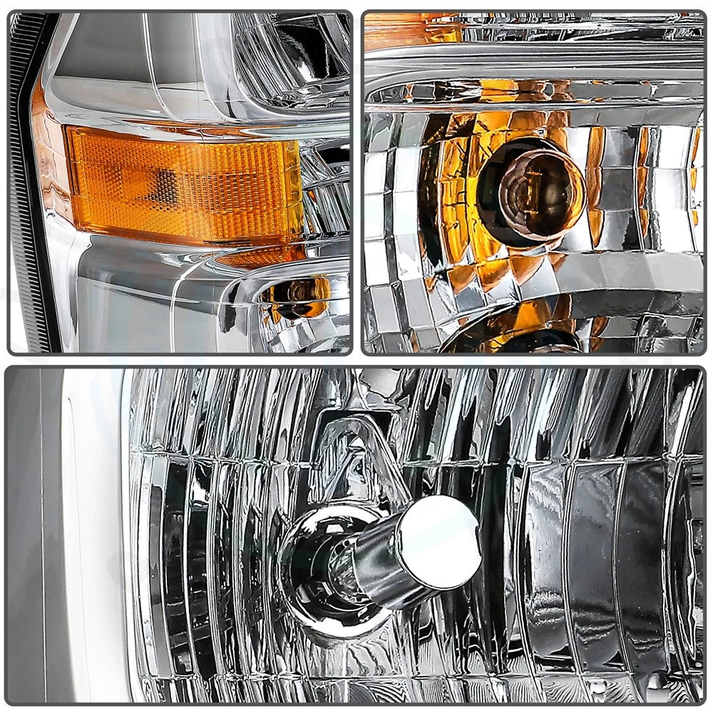 Headlight Assembly Set for Ford E-350 E-450 Super Duty (2008–2021)