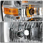 Headlight Assembly Set for Ford E-350 E-450 Super Duty (2008–2021)