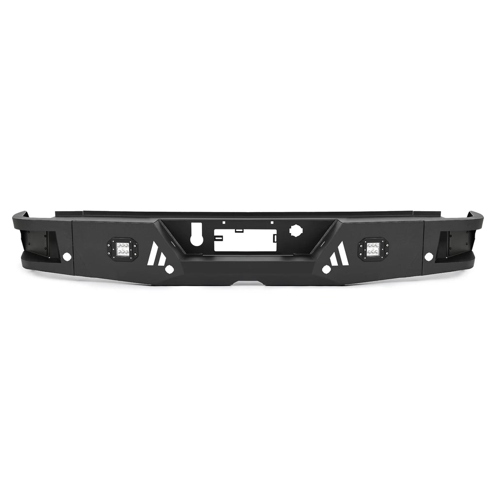 Full Width Rear Bumper for Chevy Silverado GMC Sierra 1500/2500/3500 HD (2019–2022)