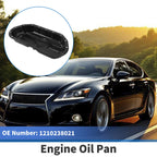 Engine Oil Pan for Toyota Lexus GS460 4.6L (2008–2011) 1210238021 Steel Black