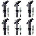 6X Ignition Coils + 6X Spark Plugs for Dodge Ram 1500, Jeep Liberty (2002–2008)