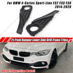 Front Fog Light Bezel Grill Cover for BMW 4-Series F32 F33 F36 (2014–2020)