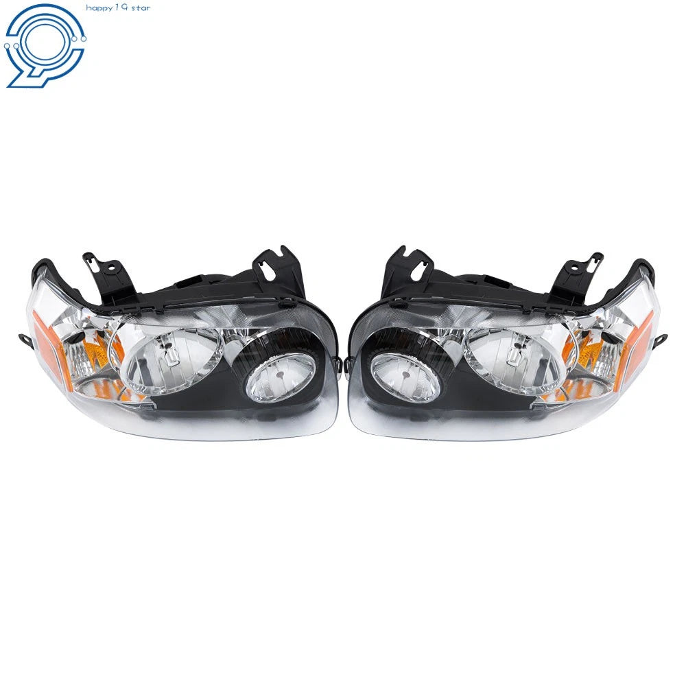 Set of 2 Halogen Headlights Assembly for Ford Escape (2005–2007)