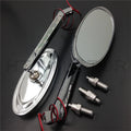 LED Turn Signal Oval Mirrors for Suzuki GSXR600 750 1000 1100 (All Years)