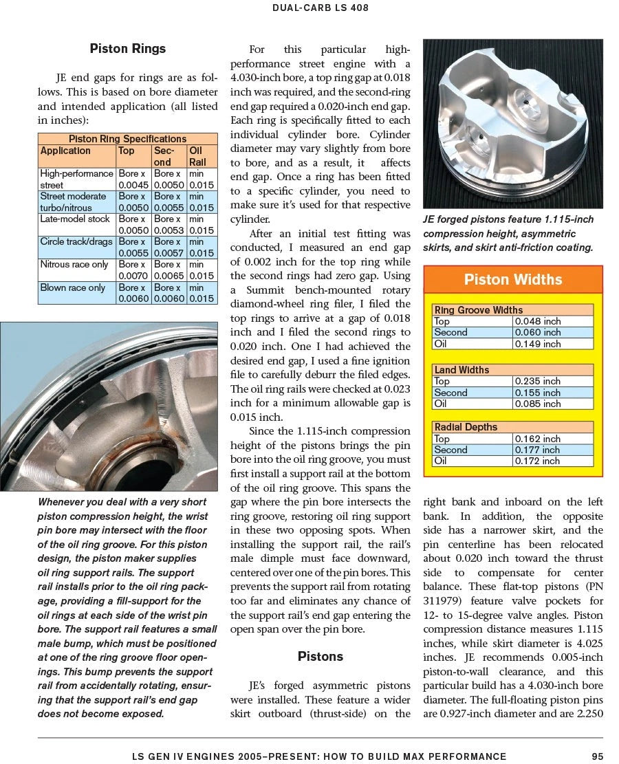 LS Engine Gen IV Build Max Performance Manual for Chevrolet (2005-Present)