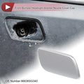Front Right Washer Nozzle Cover Cap for Subaru Forester (2016–2018) Silver Tone