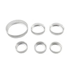 Silver AC Stereo Tune Knob Headlight Switch Covers for Ford Bronco (2021-2022)