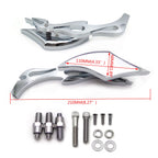 Alloy Twist Diamond Custom Mirror for Harley Softail FatBoy Sportster