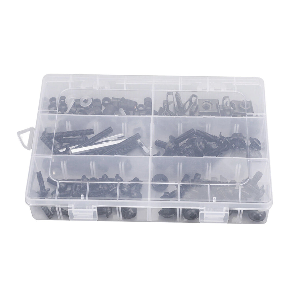 177PCS Fairing Bolts Kit M5/M6 for Sportbikes (Universal)
