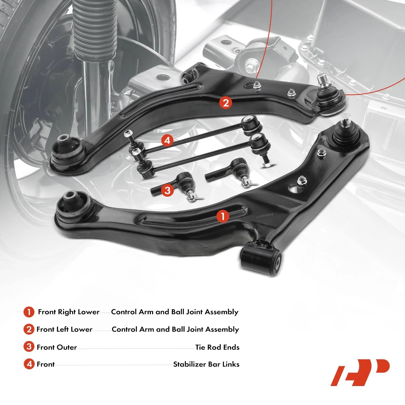 Set of 8 Front Wheel Bearings for Ford Escape Mazda