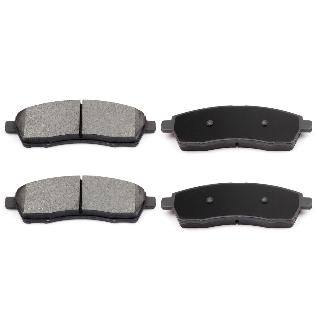 Set of 2 Rear Brake Rotors and Ceramic Pads for Ford F-250 F-350 Super Duty