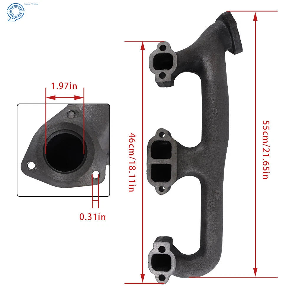 Exhaust Manifold with Gasket for Chevrolet C3500 C2500 (1996-2000)