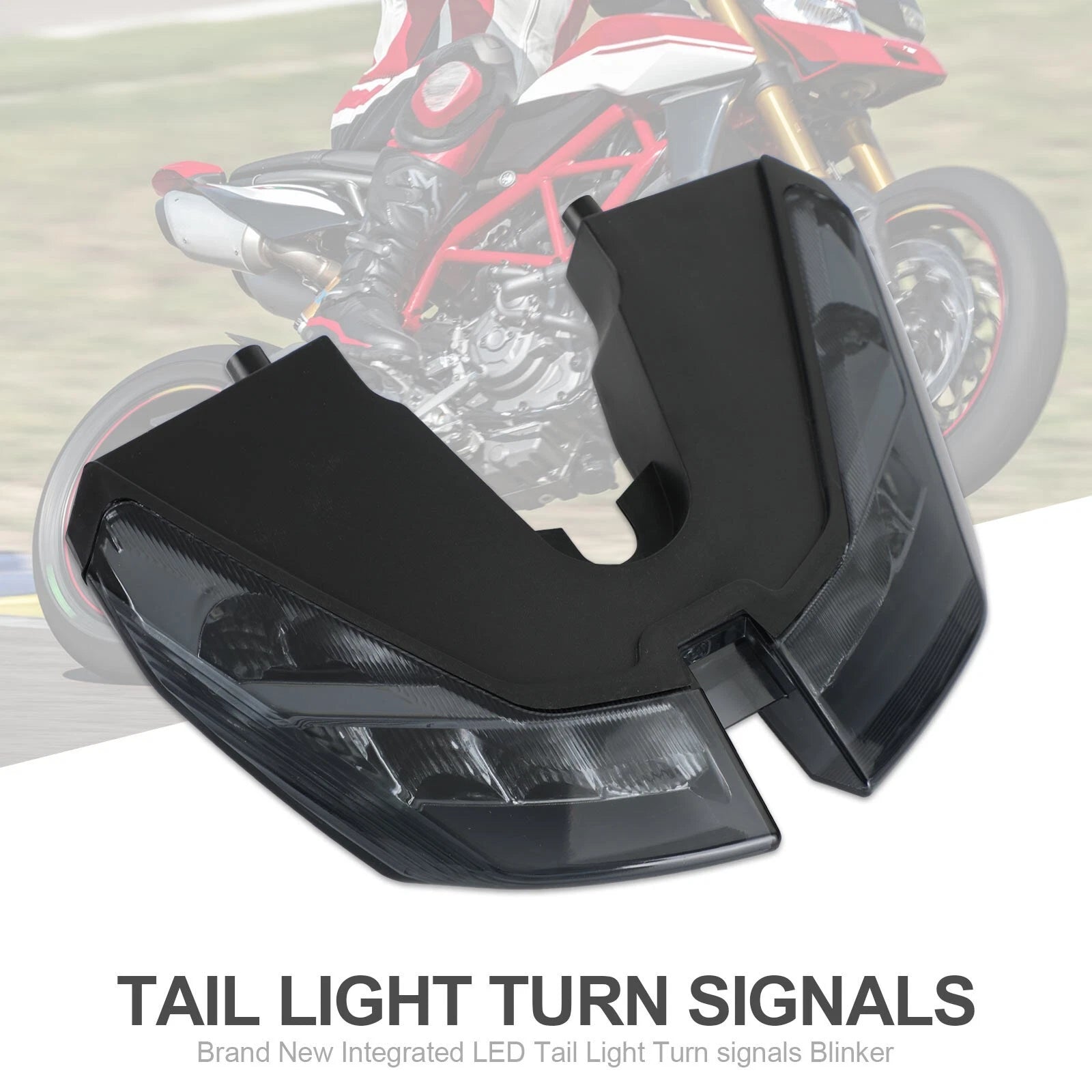 Tail Lights Turn Signal for Ducati Hypermotard 821 939 950 SP (2012–2021) Black T9