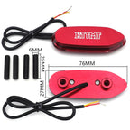 HTTMT LED Red Mirror Block Off Base for Suzuki GSXR1000 (2005–2008), GSXR600/750 (2006–2012)