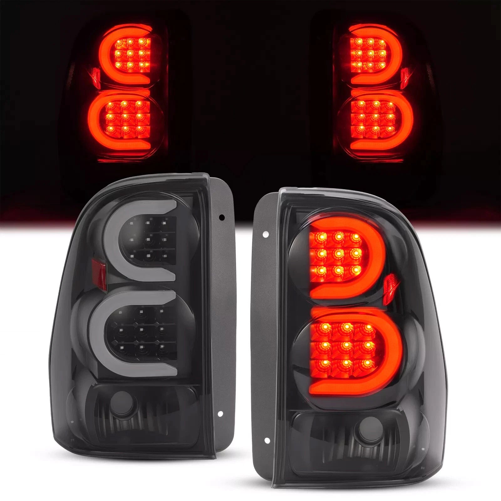 2X LED Turn Tail Lights for Chevrolet Trailblazer (2002–2009) #GM2801150 Smoke