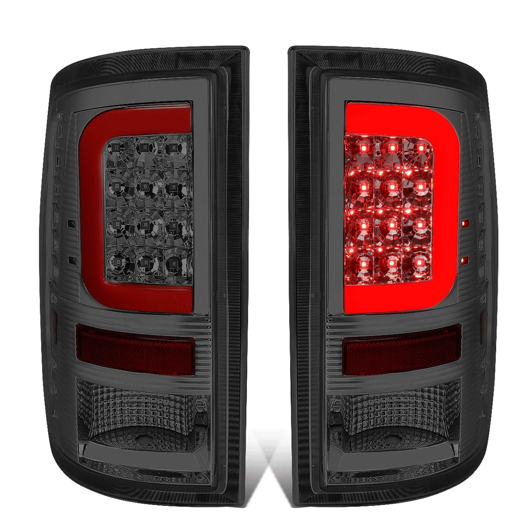 2X LED C-Tube Bar Tail Brake Light Lamp Smoke for Ram 1500 2500 3500 (2009–2017)
