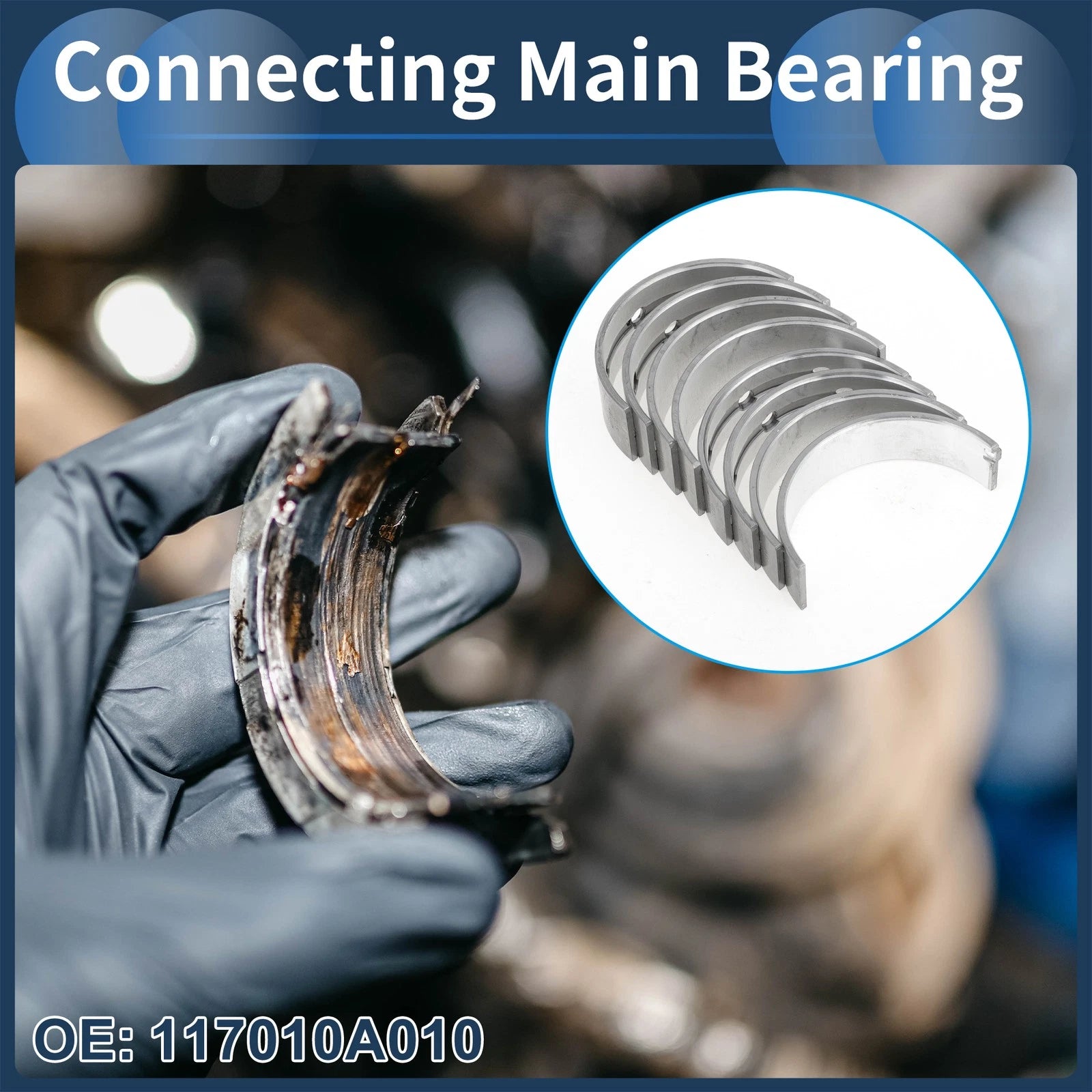 Main Bearing Set No. 117010A010 for Toyota Highlander (2002–2004)