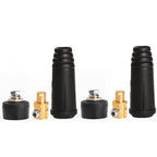 Set of 4 Male Cable Connectors for Welding Machine