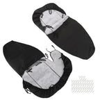 Set of 2 Front Seat Covers for Ford Ranger (1998–2003) Black/Charcoal