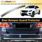 Bumper Guard for Mercedes-Benz GLE 350 450 450e 580 W167 (2020–2024) Silver Tone