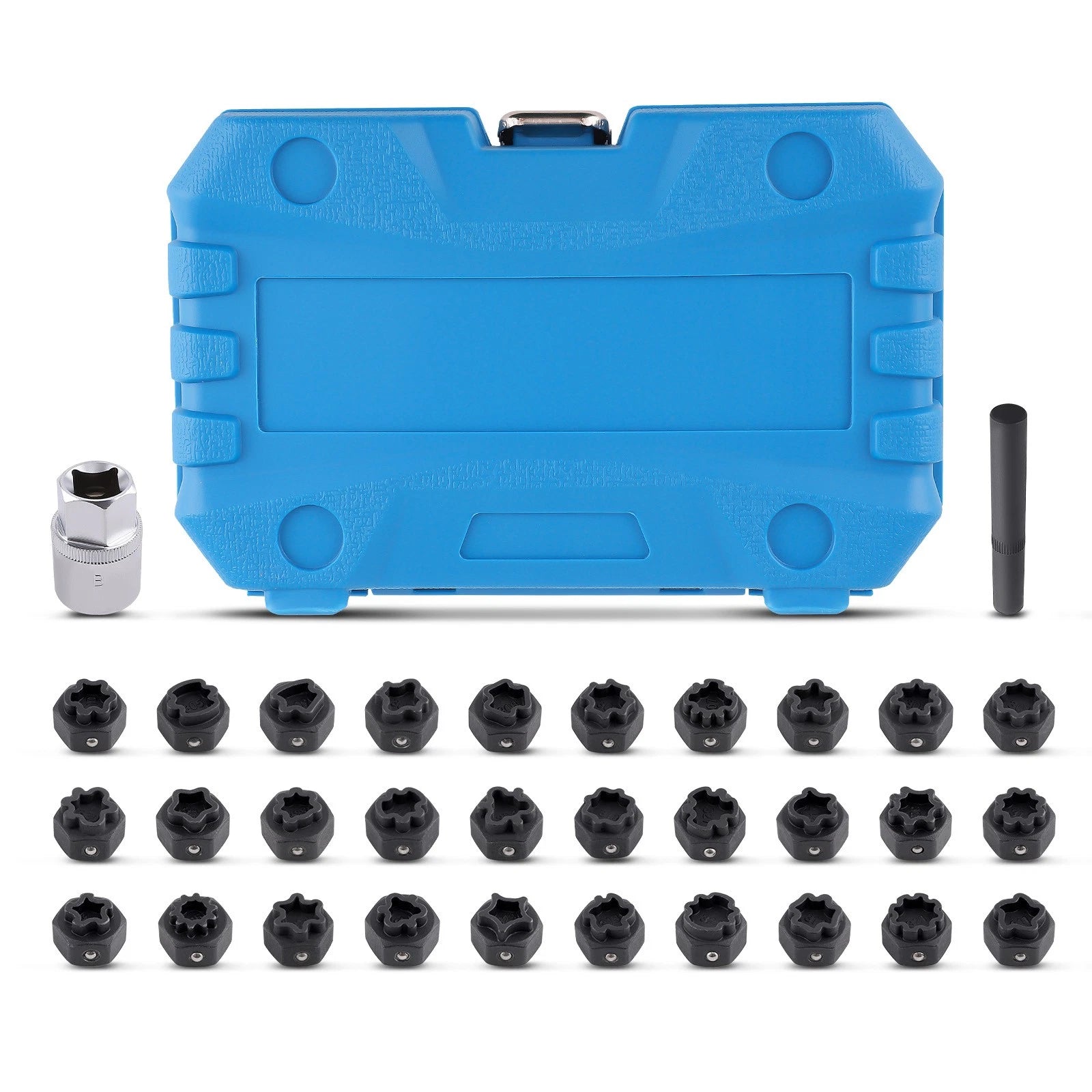 32PC Wheel Lock Anti-Theft Lug Nut Removal Tool for Mercedes-Benz