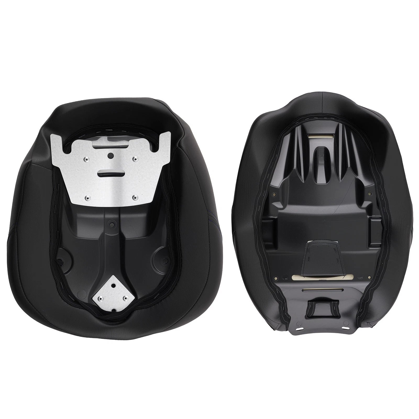 Black Blue Driver & Passenger Seat for Harley Road Glide (2009–2022)