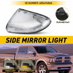RH Right Mirror Turn Signal Puddle Indicator Light for Dodge Ram 1500 2500 (2009–2014)