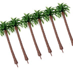 20pcs Coconut Palm Model Trees for Miniature Dioramas