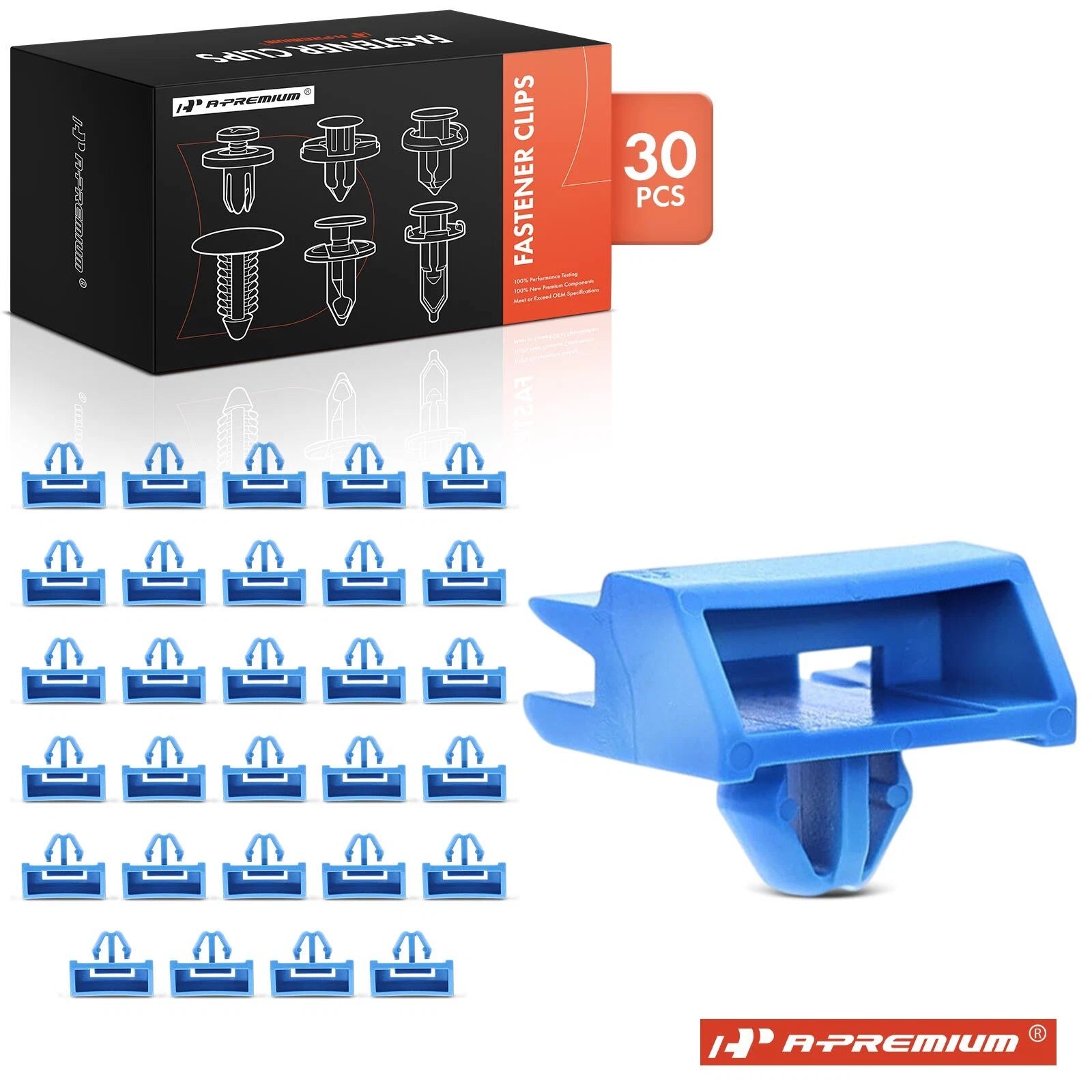 30x Nylon Rocker Moulding Clips for BMW 330e xDrive (2019–2023)