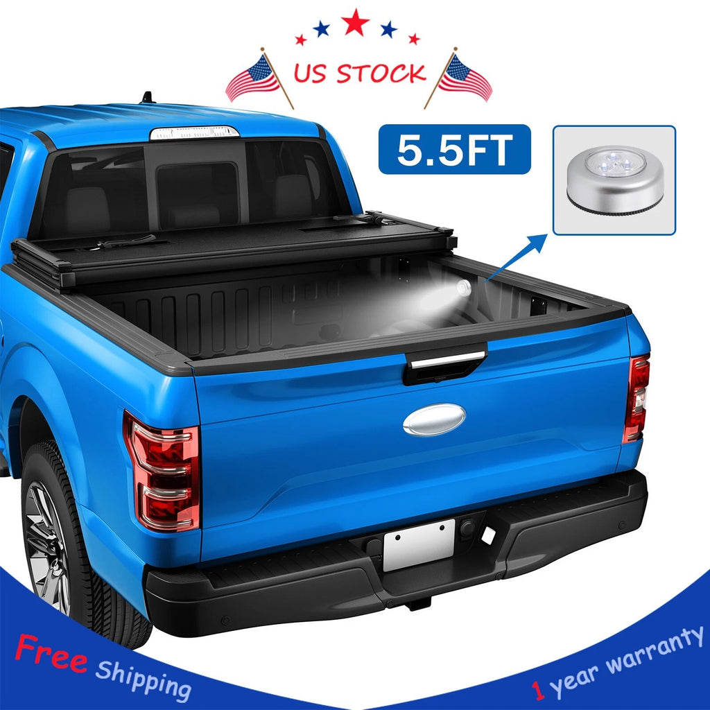 Hard Tri-Fold Tonneau Cover for Ford F-150 (2015–2024)