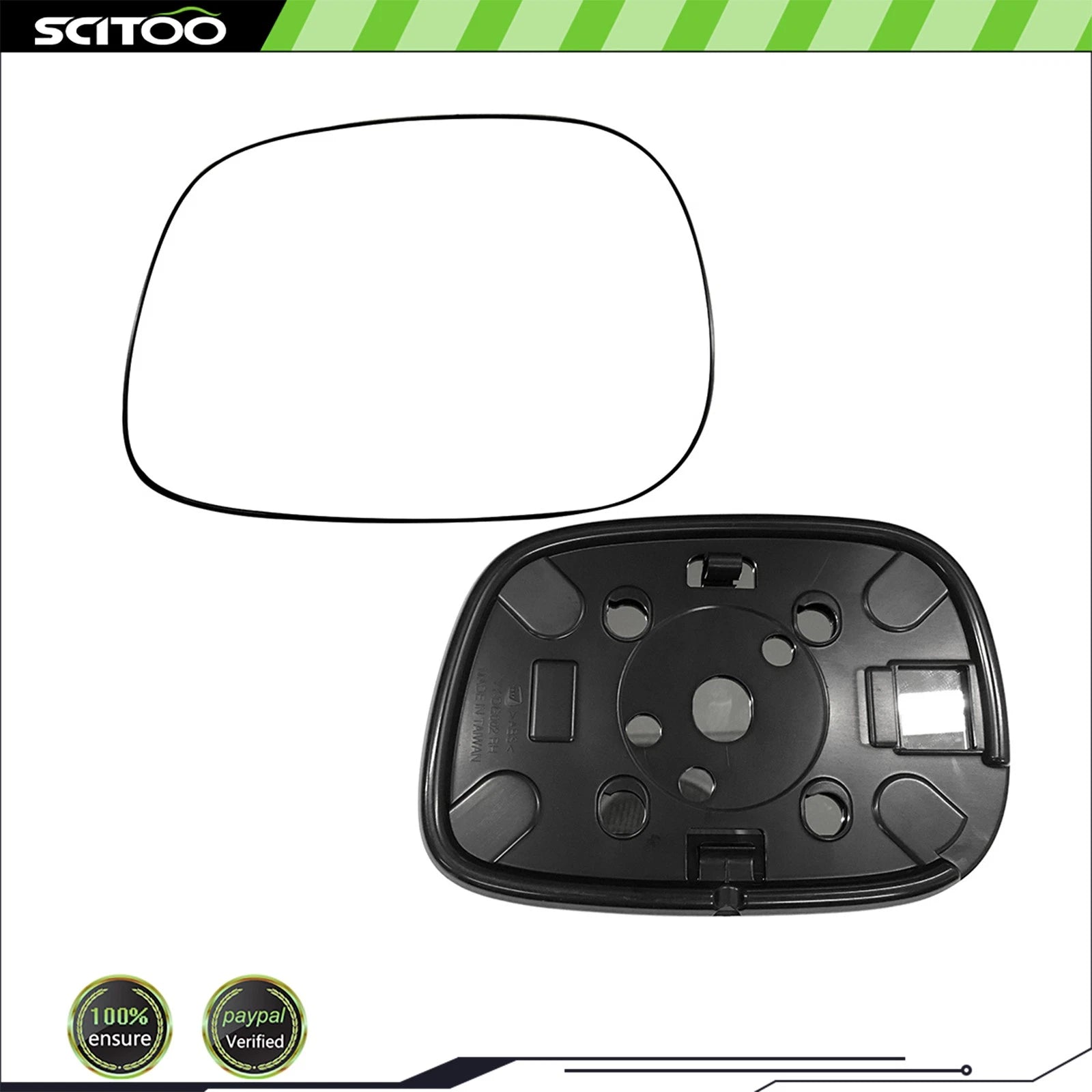 Replacement Mirror Glass Pair for Dodge Ram Pickup (2002–2004)